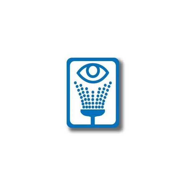 Ergomat 50in x 32in RECTANGLE SIGNS - Emergency Eyewash StationNo words DSV-SIGN 1600 #2343 -UEN - main